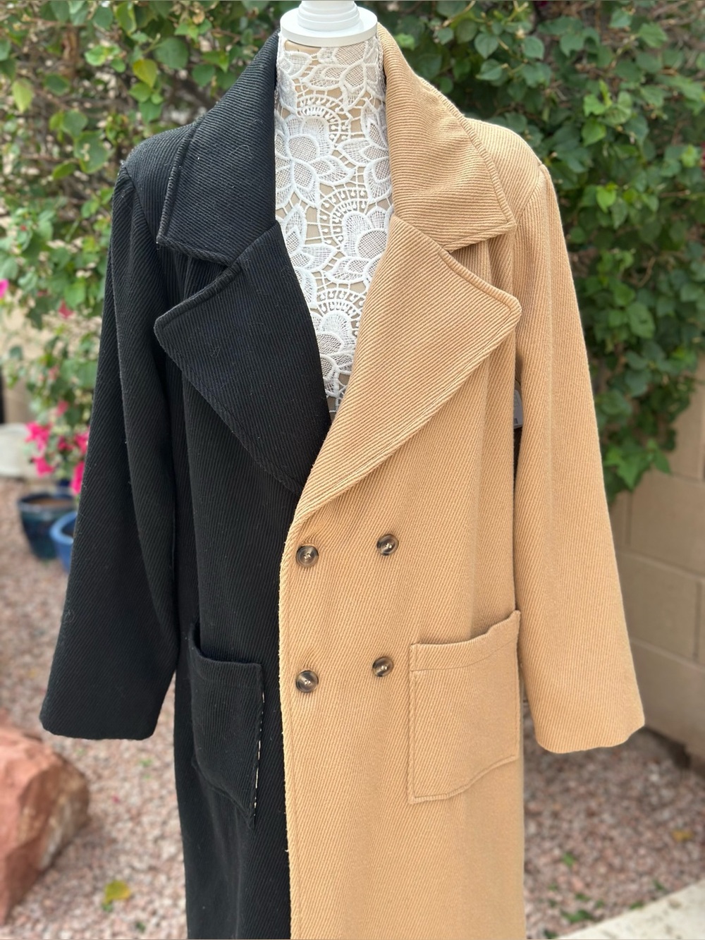 4SI3NNA two toned Peacoat size M